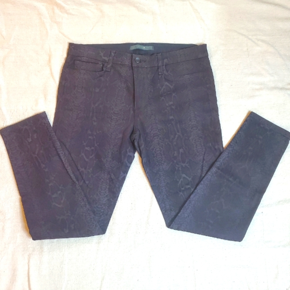 Joe's jeans black snake print